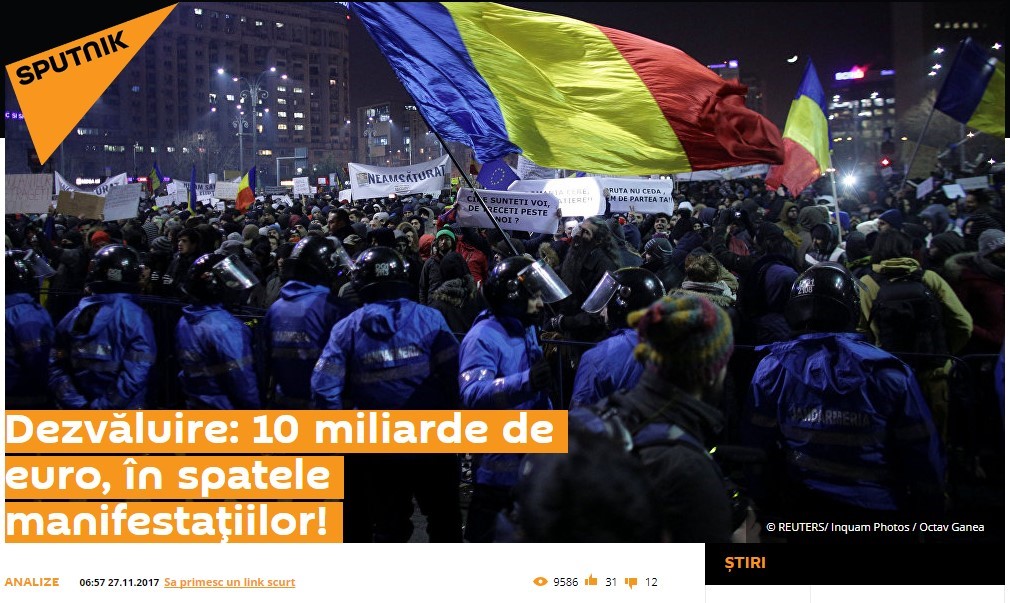 Kremlinul și campania de denigrare a protestelor din România